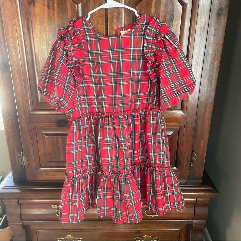 Entro Red and Green Plaid Garment